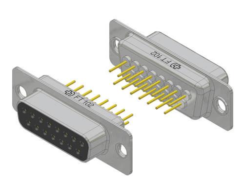 Lötstift gerade (FT) Gedrehte Kontakte Solder pin straight (FT) Machined contacts Stiftleiste Plug connector Buchsenleiste Socket connector A B 0.9 A B 0.8 12.4 1 2 3 4 5 7 8 9 Ø0. 8.3 12.