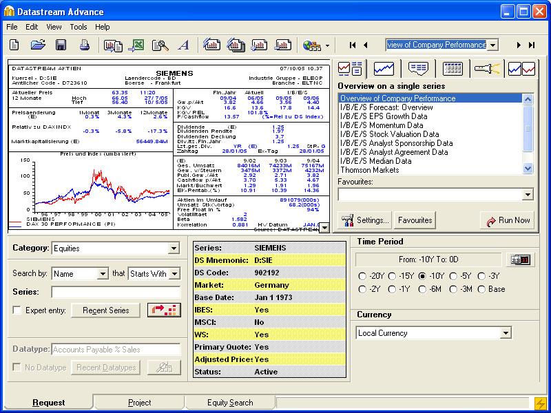 Werkzeuge der Statistik 3-4 SFB 649 Datenbanken - Datastream und Ecowin