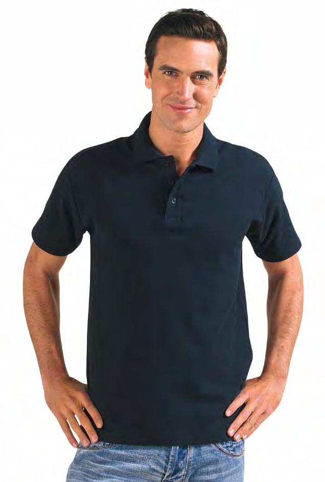 Polo Shirts (, 200-220 g/m²) 140 L562 11362 Polo Spring II (Grey Melange: 85% Baumwolle /15% Viskose, Ash: 98% Baumwolle/2% Viskose), 3XL, 4XL, 5XL S - 5XL Grey Melange Royal Blue --Feinrippkragen