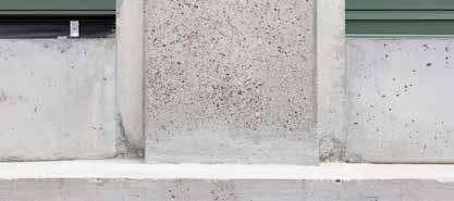Beton reprofilieren Mangelhafte Fehlstellen werden durch die PSS Beton-Kosmetik mit speziellen Mörteln gefüllt und für eine egalisierte Oberfläche nachgebildet.