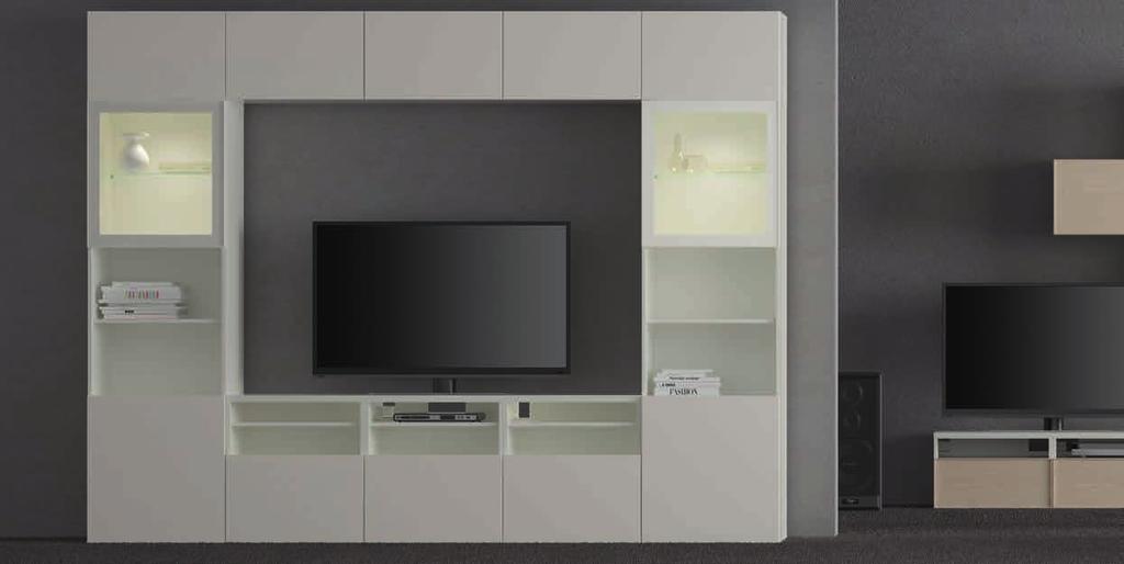 TV-Kombinationen BESTÅ TV-Kombinationen bieten viel Platz für deine Elektronikgeräte und das Zubehör.