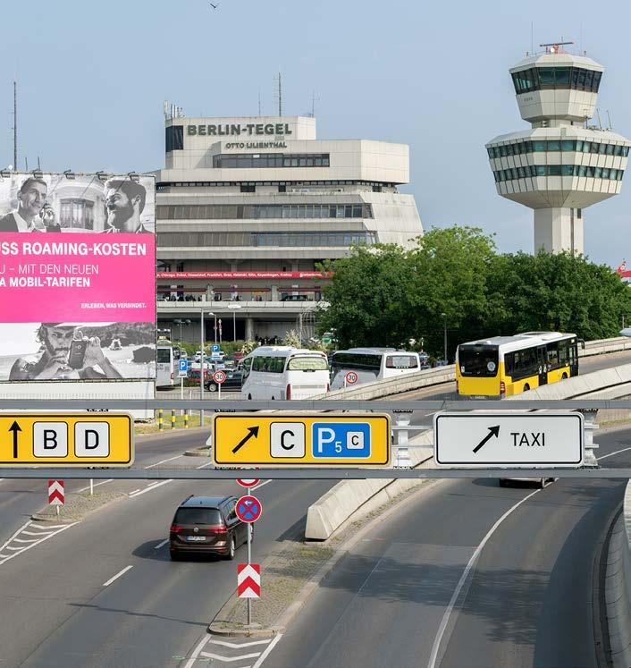 Flughafen Berlin-Tegel TXL Terminals A und B Die Terminals A und B werden von etwa 50 Prozent aller Fluggäste, die von Tegel abfliegen, genutzt.