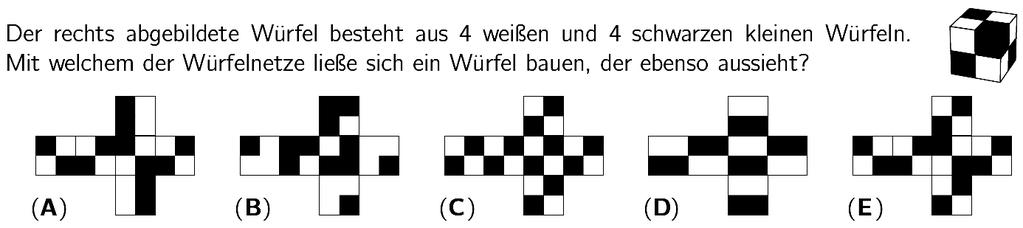 E B E R Fürstenbergschule 1. Juli 2014 Gymnasium E B 11.00 11.25 Uhr D ie M athematik- erkstatt Lösung: N ame: Klasse: 1. Aufgabe 2.