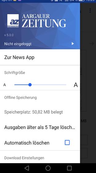 Öffnen Sie die E-Paper App.