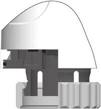 Hubbereich Der EMO TM Stellantrieb ist für alle IMI TA/IMI Heimeier Ventile und Fußboden-Heizkreisverteiler mit M3x1,5 Anschluss einsetzbar.