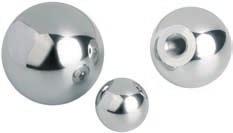 ipp Bedienteile ugelknöpfe Stahl, Nirosta oder Aluminium IN Form C mit Gewinde Form mit Bohrung Werkstoff: Stahl, Nirosta.