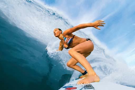 SURFBOARD MOUNTS Befestige deine GoPro an Surfboards, Kajaks, SUPs, Bootsdecks und anderer Ausrüstung, wo maximale Haltekraft erforderlich ist.