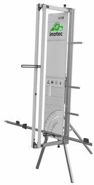inocut ic128 Robustes, handliches und vielseitig einsetzbares Schneidegerät für WDVS-Dämmplatten Vorteile auf einen Blick Mehrfach verleimte, umweltfreundlich lackierte Multiplex-Sperrholzplatte mit
