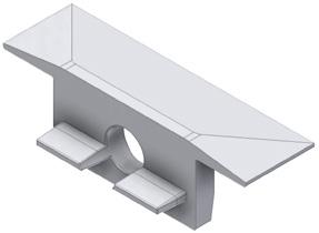 00 26 Diffusor bis 100cm 12,2 15,25 Zubehör Profilendstück ohne Kabelloch L4.013 7.20 Profilendstück mit Kabelloch L4.014 7.