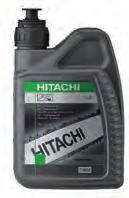 Hitachi Kettensägeöl basiert auf hochwertigen Zugaben, spezieller Zugaben, spezieller Additive - für hohe Klebkraft.