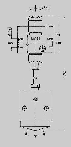 Doppelkegelring vormontiert Schmierstoff-Einlass zum Mischventil M8x1 für Rohr ø4 einlass beidseitig M10x1 für Rohr ø6 Schmierstellen- Anschlüsse M8x1 für Rohr ø4 Schmierstellen- Anschlüsse