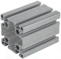 157 Aluminiumprofile 90x90 leicht Typ B 45 90 22,5 45 R3 Aluminium EN AW-6063 T66 (AlMgSi0,5 F25). 90 warmausgehärtet, naturfarben eloxiert.
