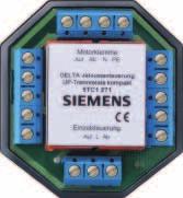 Siemens AG 2007 Geräteeinsätze 5TC1 271 pro UP-Trennrelais, kompakt } 5TC1 271 37,60 1 1 024 Relais zur Steuerung mehrerer Jalousien oder Rollläden pro Trennrelais kompakt sind max.