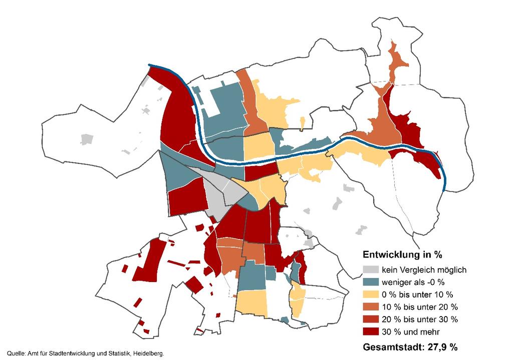 17 Bevölkerung 2016 Karte 10 Anteil der Einwohner mit Hauptwohnsitz im Alter von 75 Jahren und älter an allen Einwohnern mit Hauptwohnsitz nach Stadtvierteln