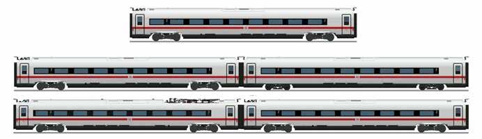 Zunächst sollen zwölfteilige Varianten ab Dezember 2017, später siebenteilige Züge ab Dezember 2020 einsatzbereit sein. Insgesamt sollen bis zu 300 neue ICE angeschafft werden.