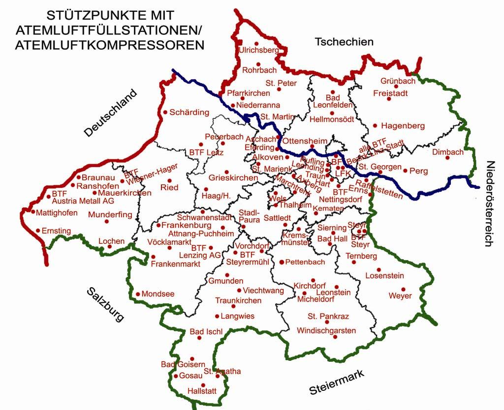 6.3. Stützpunktsystem des Oberösterreichischen Landes-Feuerwehrverbandes