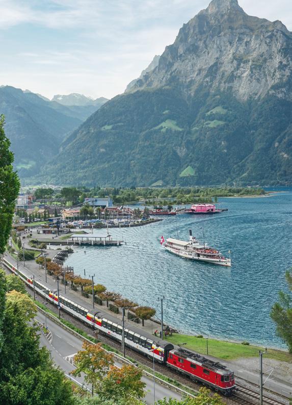Gotthard Panorama Express. Die erlebnisreiche Panoramareise mit Schiff und Bahn. mystsnet.