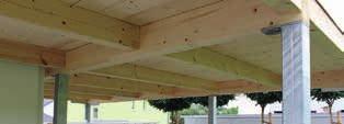Schutz vor Regen, Hagel und Sommergewittern wird durch die Abdichtung des Daches durch die langlebige EPDM Folie gewährleistet.