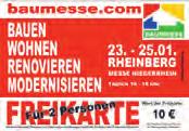 Von den rund 300 Ausstellern präsentieren sich über 50 zum ersten Mal in Rheinberg. So bietet die Bau- und Wohnmesse auch den treusten Besuchern wieder viel Neues.
