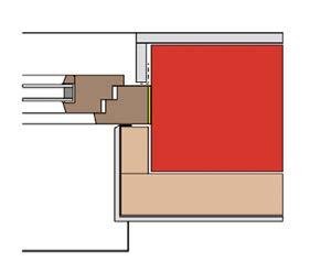 Fensteranschluss vertikal