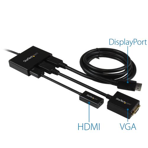 Funktioniert mit jedem Monitor, TV oder Projektor Dank dieses MST-Hubs können Sie separate mdp-videoadapter nutzen, um HDMI-, VGA- oder DVI- Displays anzuschließen