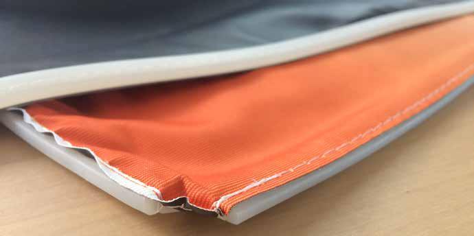 Textilqualität auf die Struktur abgestimmt: lichtundurchlässige Textilien Panopac für eine optimale Farbreflexion und eine maximale visuelle Wirkung /