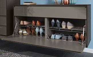 There s no question: if you love shoes, you ll soon enjoy the practical shoe cupboards.