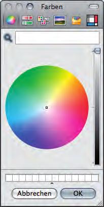 Im Drop-down-Menü Farbwähler wählen Sie hier Ihren bevorzugten Farbwähler für die Werkzeugpalette aus. Der Adobe-Farbwähler ist aufgrund seiner komfortablen Funktionen sehr zu empfehlen.
