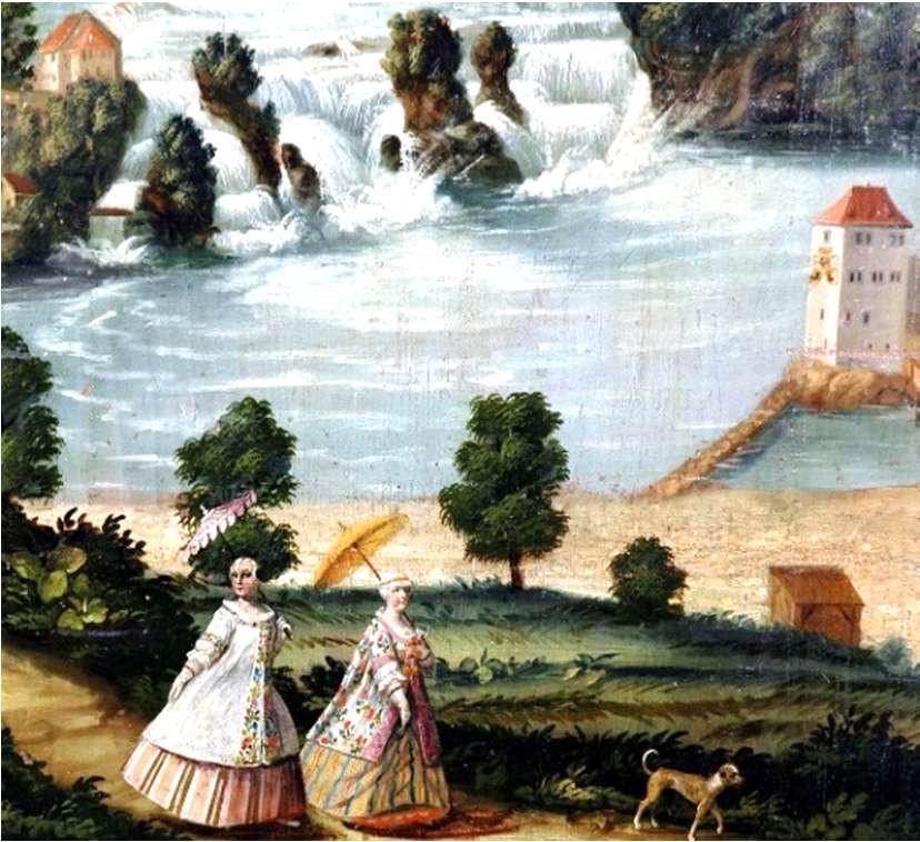Heute vor allem als malerische Kulisse des imposanten Wasserfalles wahrgenommen, hatten die Schlösser früher eine ganz andere Funktion.