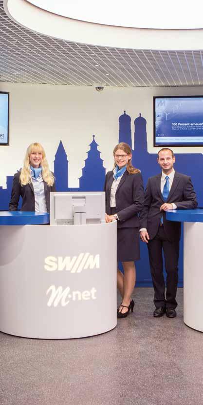 SWM Kontaktstellen / Stadtwerke München 31 SWM und M-net Shop Persönlich, zentral, nah Als einziges Energie-Unternehmen bieten die SWM in München einen umfassenden Vor-Ort-Service.