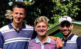 GC Bergisch Land TEAM BERGISCH LAND WUPPERTAL GEWINNT DEN KURT-ENGLÄNDER-PREIS Stolze Gewinner des Kurt-Engländer- Preises der Klasse B (stehend v.l.): Berthold Mayntz, Elmar Stöbener und Dr.