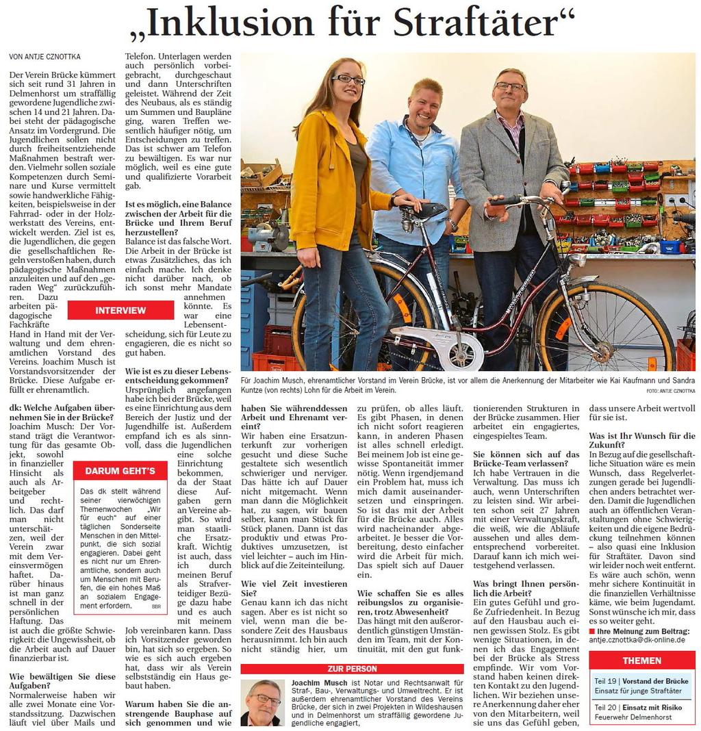 PRESSESPIEGEL Delmenhorster Kreisblatt, 21.11.