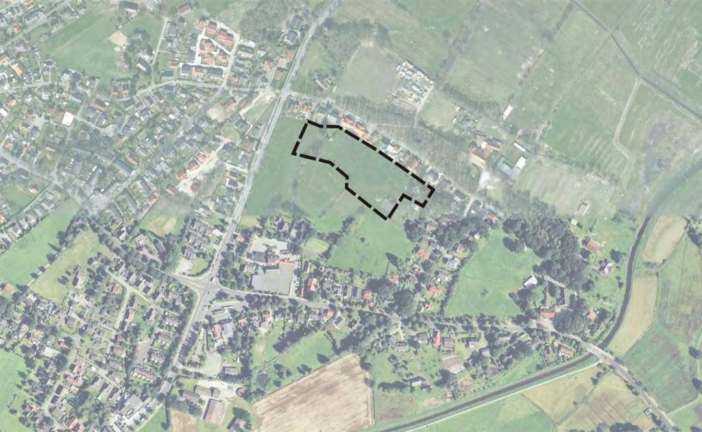 1 Vorbemerkung Abbildung 1 Lage des Geltungsbereiches der 50. Änderung FNP, ohne Maßstab Das Plangebiet befindet sich am nordöstlichen Rand des Ortsteiles Lilienthal, Ortslage Falkenberg.