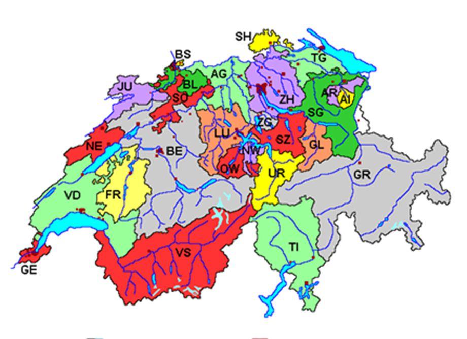 Erster Teil: Geografie, Bevölkerung, Sprachen und Traditionen Gesamtbevölkerung der Schweiz (Ende 2016): 8 720 000 Einwohner Die Schweiz ist ein Bundesstaat von 26 Ständen 20