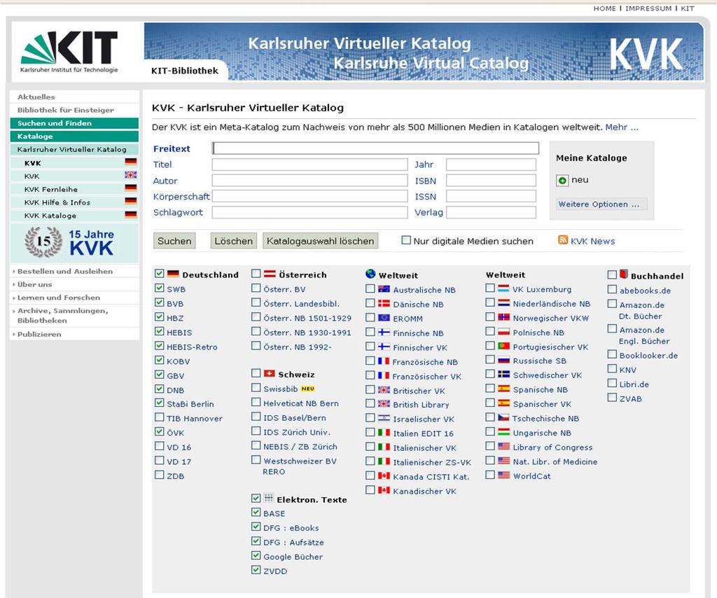 Karlsruher Virtueller Katalog KVK