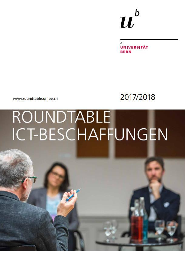 Ausblick > Roundtable der Universität Bern zu nachhaltige Beschaffung > Donnerstag, 17. Mai 2018 16.