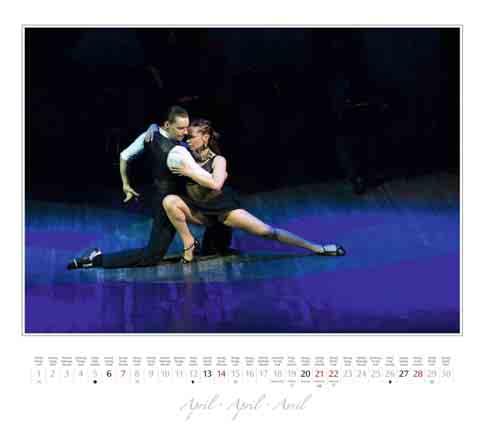 Mittelformat 33 x 31 cm THEMEN-KALENDER Leidenschaft Tango Mittelformat-Kalender 33 x 31