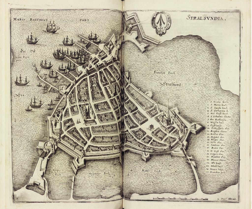 Publikationen: 1637: Erster Theil Newer Pavanen / Gagliarden, Balletten vnd Correnten... (den Stralsunder Ratsherren und dem Kirchenvorstand gewidmet; 2.