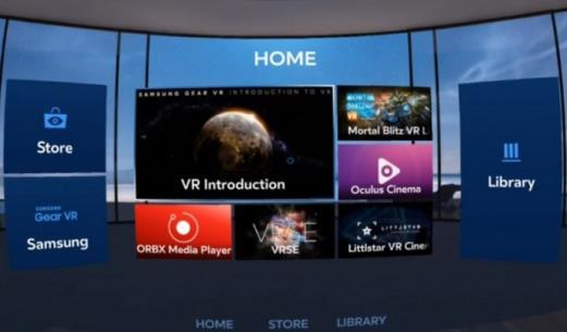 Nachtrag: Starten der Gear VR Nutzeroberfläche Oculus Store 2 von Oculus vorgeschlagene und 4 kürzliche verwendete Apps