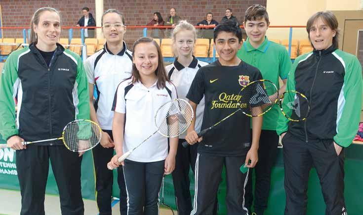 Badminton Badmintonspieler bei den Kreismeisterschaften 2017 Anfang April fanden in Bahrdorf die diesjährigen Kreismeisterschaften der Jugendlichen und Erwachsenen statt.