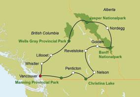 Tag: Manning Provincial Park Penticton Der Ort liegt malerisch auf einer Landbrücke zwischen 2 Seen. Die Region ist auch für seine vielen Weingüter bekannt. Ca. 180 km 4.