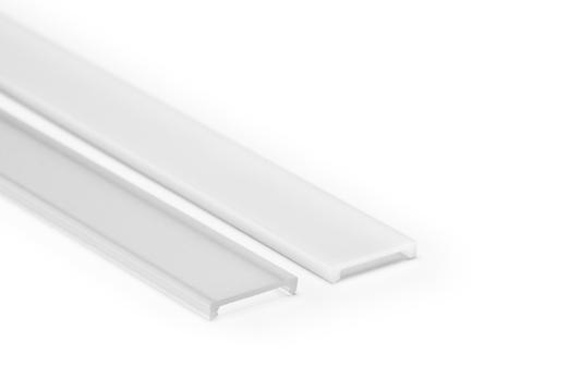 FLASHAAR LED components - Profiles and Accessories COVER Cover flat only for MiniLine-2 L Linear cover flat in frosted and white 9 Item number Product LxWxH (mm) Weight / pc Min.