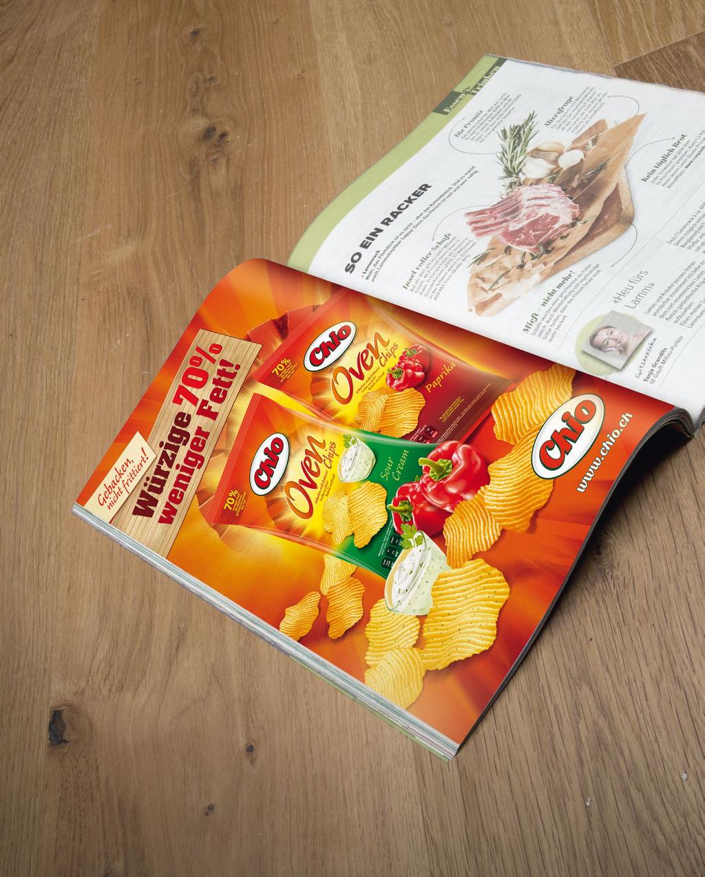 «Oven Chips» von Chio revolutioniert den Markt mit 70% weniger Fett.
