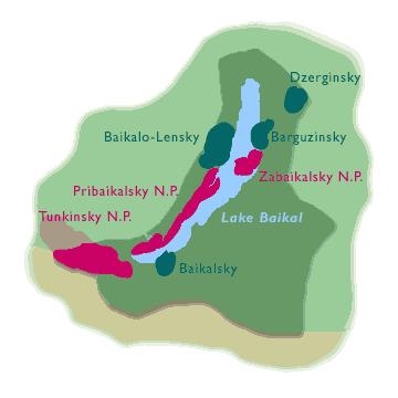 Naturparks am Baikal Naturschutzgebiete