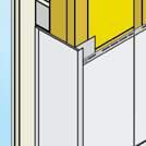 Fassadenelementen verkleideten Fläche oder bei einer geringen Fenster- und Türleibungstiefe bis 120
