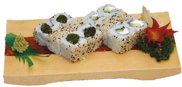 Sushi-Menü vegetarisch 610 g,l 7,90 6 x Spinat Maki 6 x