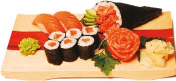 Sushi-Menü nur Lachs 618 d 10,50 2 x Lachs Nigiri + Kleine