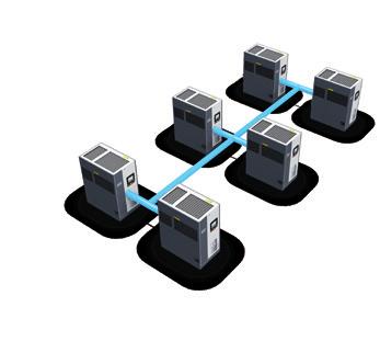 Mit der Standard- oder grafischen Elektronikon Steuerung können zwei unterschiedliche Systemdruckbänder manuell oder automatisch eingestellt werden, um den Energiebedarf zu optimieren und die Kosten