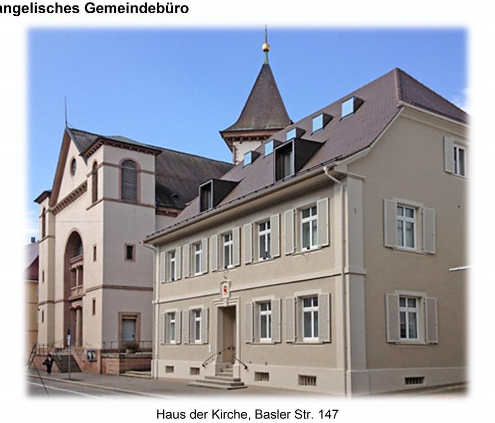 Evangelisches Gemeindebüro Haus der Kirche, Basler Str.
