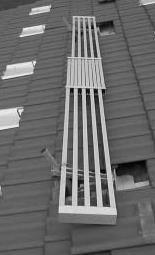 Dachtreppe SpenglerDirect Tel. 0 87 08/ 92 88 81 aus Kautschuk, sicherer Stand auf jeder Dachkrümmung und Dachhaut.